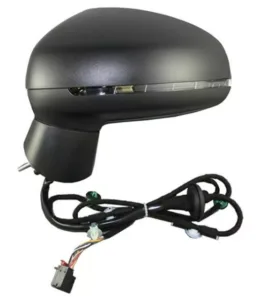 Retrovisor Izquierdo Electrico, Imprimado Asferico, Termico, Abatible Eletricamente, Con Intermitente 8 Pins para Audi A1 2010