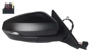 Retrovisor Derecho Electrico, Imprimado, Abatible Electricamente Con Memoria Convexo, Termico Con Intermitente 12 Pins para Audi A1 2018