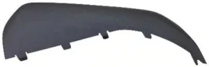 Spoiler Izquierdo Paragolpes Delantero (Negro) para Audi A1 2018