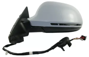 Retrovisor Izquierdo Electrico, Imprimado Asferico, Termico Con Intermitente 8 Pins (5 Puertas) para Audi A3 2008