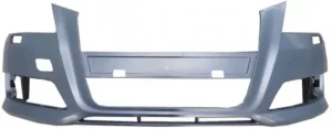 Paragolpes Delantero Imprimado Sin Agujeros Para Sensores Con Agujeros Para Lavafaros para Audi A3 2008