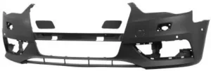 Paragolpes Delantero Imprimado (4 Agujeros Para Sensores + Agujeros Lavafaros ) para Audi A3 2012