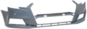 Paragolpes Delantero Imprimado (Con 2 Agujeros Para Sensores) para Audi A3 2016