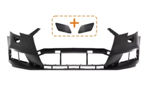 Paragolpes Delantero Imprimado (Con Agujeros Para Lavafaros ) para Audi A3 2016