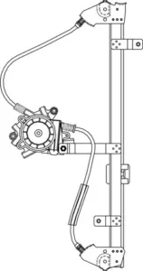Elevalunas Trasero Derecho (Con Sistema Confort Sin Motor) para Audi A4 2007