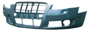 Paragolpes Delantero Imprimado (Con Agujeros Para Sensores + Agujeros Lavafaros) para Audi A6 2004