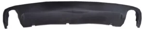 Spoiler Paragolpes Trasero Negro (Con 2 Agujeros Para Escape) (4 Puertas) para Audi A6 2004