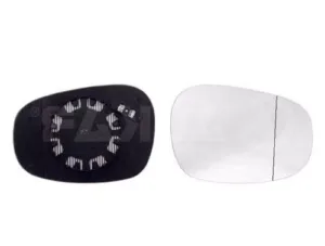 Cristal Retrovisor Derecho Asferico, Termico, Azulado para Bmw S/3 E90 2008