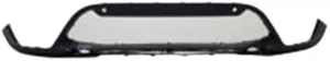Spoiler Paragolpes Delantero Negro Con Agujeros Sensores para Bmw X1 F48 2019
