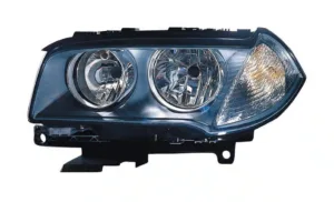 Faro Izquierdo Electrico Con Motor Interior Negro (H7/H7) para Bmw X3 E83 2006