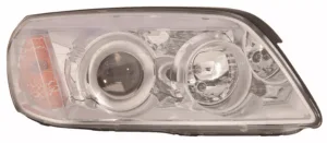 Faro Derecho Electrico Con Motor (Interior Cromado) (H7/H1) para Chevrolet CAPTIVA 2006