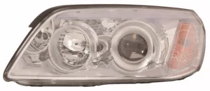 Faro Izquierdo Electrico Con Motor (Interior Cromado) (H7/H1) para Chevrolet CAPTIVA 2006