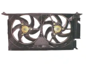 Electroventilador para Citroen BERLINGO 1996 y BERLINGO 2002 y Peugeot 306 1993, 306 1997, 306 1999, PARTNER 1996 y PARTNER 2002