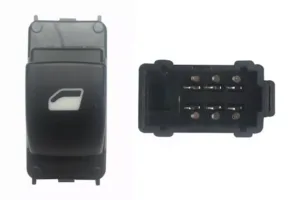 Boton Elevalunas Delantero Derecho Ó Izquierdo 6 Pins para Citroen BERLINGO 2008 y Peugeot PARTNER 2008