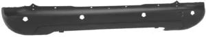Centro Paragolpes Trasero (Negro) (Con Agujeros Para Sensores) (4Cm) para Citroen BERLINGO 2008, BERLINGO 2012 y BERLINGO 2015 y Peugeot PARTNER 2008, PARTNER 2012 y PARTNER 2015