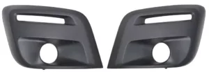 Kit Rejillas (Derecho + Izquierdo) Paragolpes Delantero (Con Agujeros Antinieblas)+Luz Diurna para Citroen BERLINGO 2015 y Peugeot PARTNER 2015