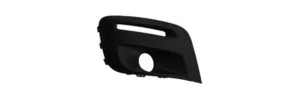 Rejilla Derecha Paragolpes Delantero (Con Agujeros Antinieblas)+Luz Diurna para Citroen BERLINGO 2015 y Peugeot PARTNER 2015
