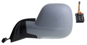Retrovisor Izquierdo Electrico Convexo, Termico Abatible Electricamente Imprimada Con Angulo Muerto (9Pins) para Citroen BERLINGO 2018 y BERLINGO MULTISPACE 2018, Opel COMBO 2018 y Peugeot PARTNER 2018 y RIFTER 2018