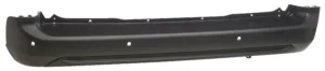 Centro Paragolpes Trasero (Negro) 4 Agujeros Para Sensores para Citroen BERLINGO 2018, BERLINGO 2024 y BERLINGO MULTISPACE 2018, Fiat DOBLO 2022, Opel COMBO 2018 y COMBO 2024, Peugeot PARTNER 2018, PARTNER 2024 y RIFTER 2018 y Toyota PROACE CITY 2019