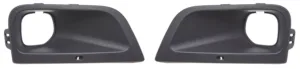 Kit Rejillas (Derecho + Izquierdo) Paragolpes Delantero (Con Agujero Para Antiniebla) para Citroen BERLINGO 2018, Fiat DOBLO 2022 y Peugeot PARTNER 2018