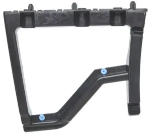 Soporte Derecho Punta Paragolpes Trasero (Larga) para Citroen BERLINGO 2018 y BERLINGO MULTISPACE 2018, Opel COMBO 2018 y Peugeot PARTNER 2018 y RIFTER 2018