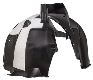 Resguardo Pase De Rueda Delantero Izquierdo para Citroen BERLINGO 2018 y BERLINGO MULTISPACE 2018, Opel COMBO 2018, Peugeot PARTNER 2018 y RIFTER 2018 y Toyota PROACE CITY 2019