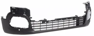 Paragolpes Delantero Inferior Negro Con 4 Agujeros Para Sensores para Citroen BERLINGO MULTISPACE 2018