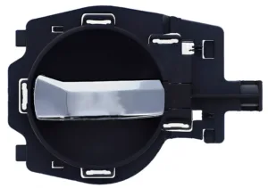Maneta Puerta Interior Derecha Cromada-Negra para Citroen C2 2003, C3 2002 y C3 2005