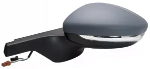 Retrovisor Izquierdo Electrico Termico, Imprimado Con Intermitente 7 Pins para Citroen C3 2016 y C3 2020