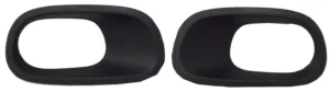 Kit Rejillas (Derecho + Izquierdo) Paragolpes Delantero (Con Agujero Para Antiniebla) para Citroen C3 2016