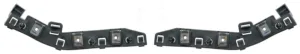 Kit Soportes Paragolpes Delantero (Derecho + Izquierdo) para Citroen C3 2016 y C3 2020