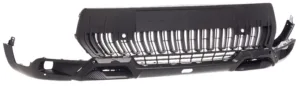 Paragolpes Delantero Inferior Negro (Con 2 Agujeros Sensor) para Citroen C3 AIRCROSS 2021
