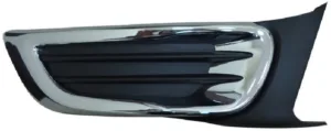 Rejilla Inferior Derecho Paragolpes Delantero Negra +Cromada para Citroen C3 PICASSO 2009