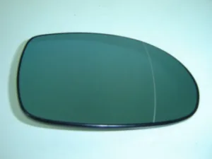 Cristal Retrovisor Derecho Asferico, Termico, Con Soporte Azul para Citroen C5 2001, C5 2004 y C6 2005