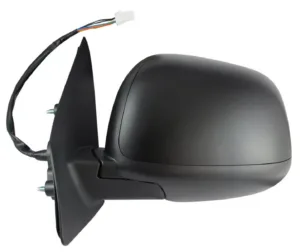 Retrovisor Izquierdo Electrico, Imprimado Convexo, Termico, 5 Pins para Citroen C-CROSSER 2007 y Peugeot 4007 2007