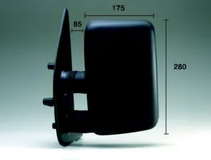 Retrovisor Izquierdo (Brazo Corto) para Citroen JUMPER 1994, Fiat DUCATO 1994 y Peugeot BOXER 1994