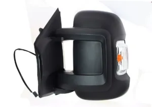 Retrovisor Izquierdo Electrico, Convexo, Termico Con Intermitente 16W, (Brazo Corto)  (8Cm) 8 Pins para Citroen JUMPER 2006, Fiat DUCATO 2006 y Peugeot BOXER 2006