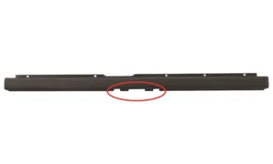 Centro Paragolpes Trasero Gris Con Recorte Para Gancho De Remolque para Citroen JUMPER 2006 y JUMPER 2014, Fiat DUCATO 2006 y DUCATO 2014 y Peugeot BOXER 2006 y BOXER 2014