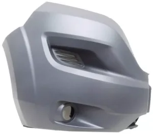 Punta Paragolpes Delantero Derecho Con Agujero Antineibla, Gris Oscuro Liso para Citroen JUMPER 2014, Fiat DUCATO 2014 y Peugeot BOXER 2014