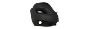 Punta Paragolpes Delantero Derecho Con Agujero Antienibla (Negro Texturado) para Citroen JUMPER 2014, Fiat DUCATO 2014, Opel MOVANO C 2021 y Peugeot BOXER 2014