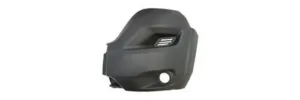 Punta Paragolpes Delantero Izquierdo (Gris Oscuro Liso) Con Agujero Antineibla (Modelo Moldura Aleta) para Citroen JUMPER 2014, Fiat DUCATO 2014 y Peugeot BOXER 2014
