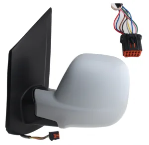 Retrovisor Izquierdo Electrico Para Pintar Abatible Electricamente Calefactado Angulo Muerto 9Pin para Citroen JUMPY 2016 y SPACETOURER 2016, Opel VIVARO C 2019 y ZAFIRA LIFE 2019, Peugeot EXPERT 2016 y TRAVELLER 2016 y Toyota PROACE 2016
