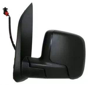 Retrovisor Izquierdo Electrico Convexo, Termico (Negro) para Citroen NEMO 2008, Fiat FIORINO 2008 y Peugeot BIPPER 2008
