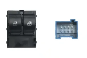 Interruptor Puerta Delantera Izquierda (2 Botones) 8 Pins para Citroen NEMO 2008, Fiat FIORINO 2008 y FIORINO QUBO 2008 y Peugeot BIPPER 2008