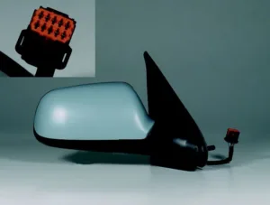 Retrovisor Derecho Electrico, Imprimado Azul para Citroen XSARA 2000