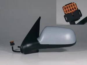 Retrovisor Izquierdo Electrico, Imprimado Asferico Azul para Citroen XSARA 2000