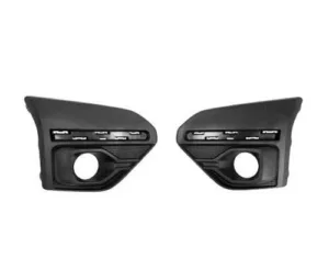 Kit Rejillas Paragolpes Delanterocon Agujeros Antinieblas (Derecho-Izquierdo) para Dacia JOGGER 2022 y SANDERO STEPWAY 2021