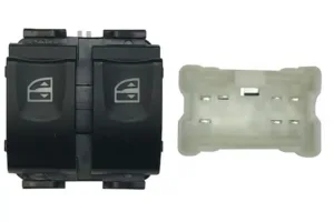 Interruptor Puerta Delantera Izquierda Con Sistema Confort (2 Botones) 7 Pins (Clema Blanca) para Dacia SANDERO 2012 y Renault CAPTUR 2013, CLIO IV 2012, CLIO IV 2016, TRAFIC III 2014 y ZOE 2012