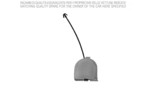 Tapa Gancho Remolque Paragolpes Trasero Cromada para Fiat 500 2007