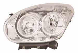 Faro Izquierdo Electrico (H7/H1) para Fiat DOBLO 2010 y Opel COMBO 2012